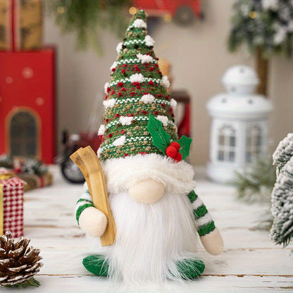 Knitted Rudolph Gnome Lights – Christmas Home Décor