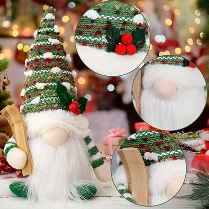 Knitted Rudolph Gnome Lights – Christmas Home Décor