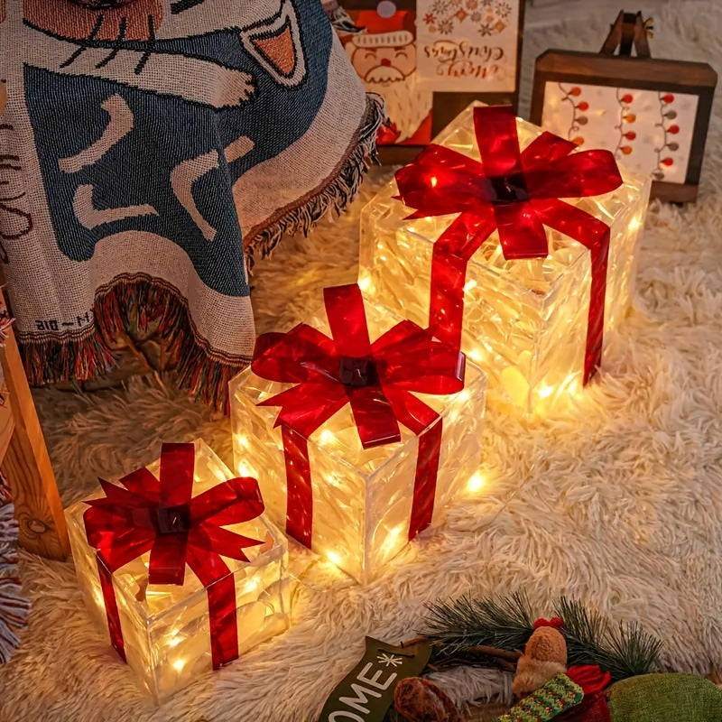 Christmas Luminous Gift Box Lights