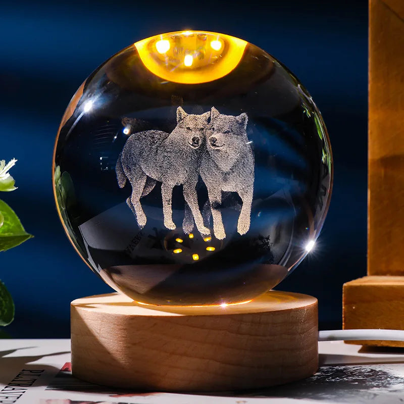 Animals Crystal Night Light