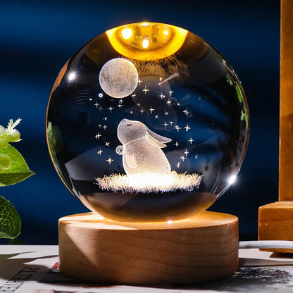 Animals Crystal Night Light