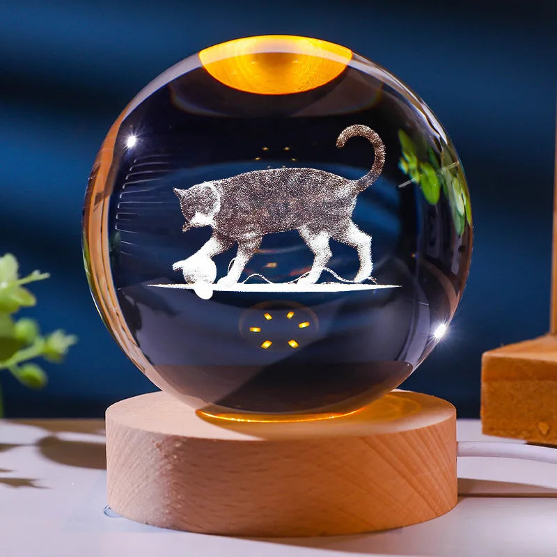 Animals Crystal Night Light