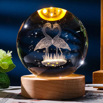 Animals Crystal Night Light