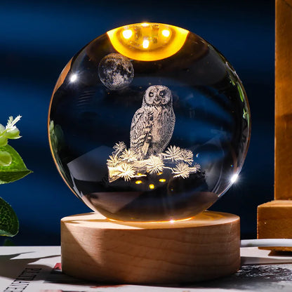 Animals Crystal Night Light